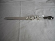 Stainless Silverplate Sheffield England Cake Knife engraved 1967 Wedding