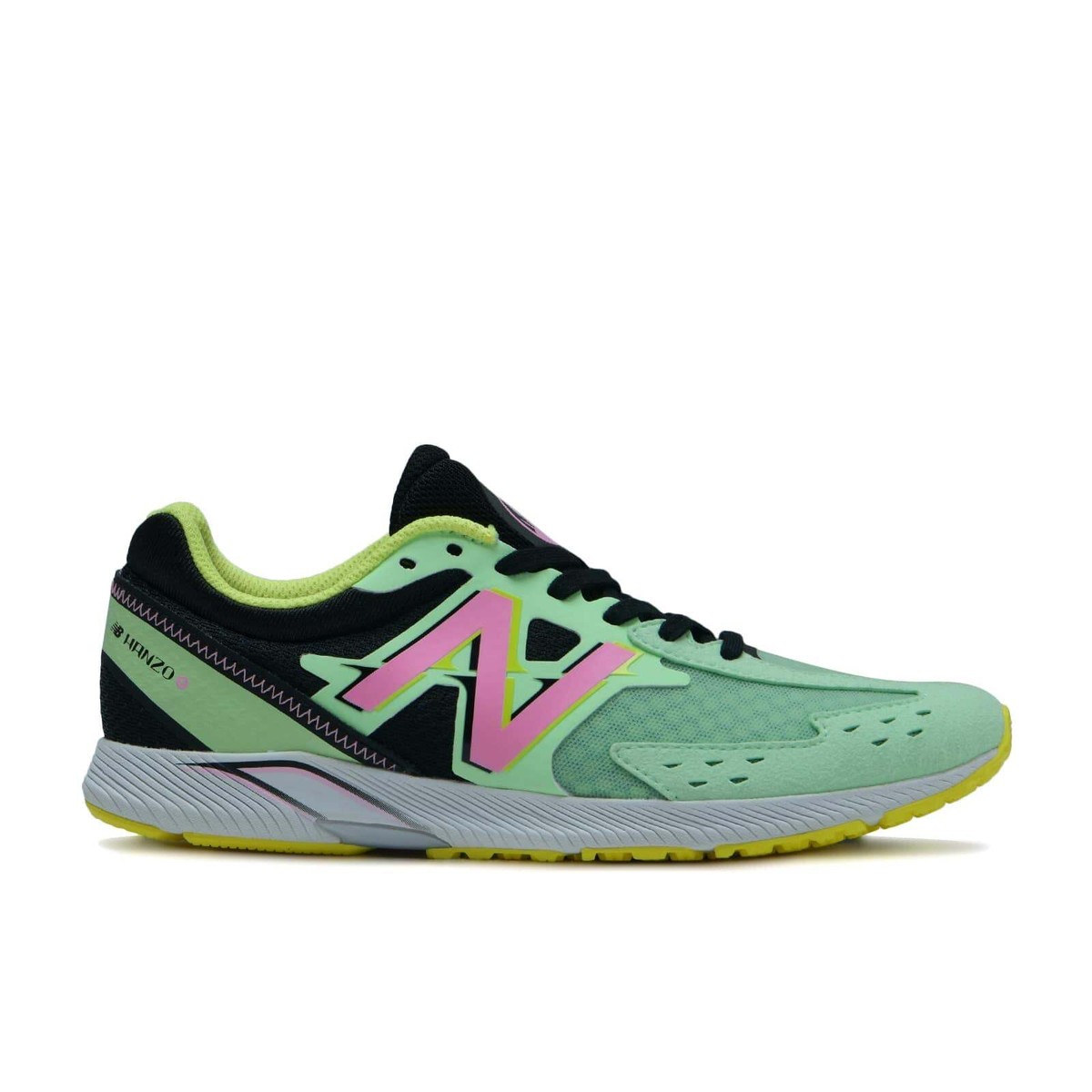 New Balance NB Hanzo R v4 R4 Green Black D WHANZRR4 Women's New Balance NB Hanzo R v4 R4 Green Black D WHANZRR4 Women's