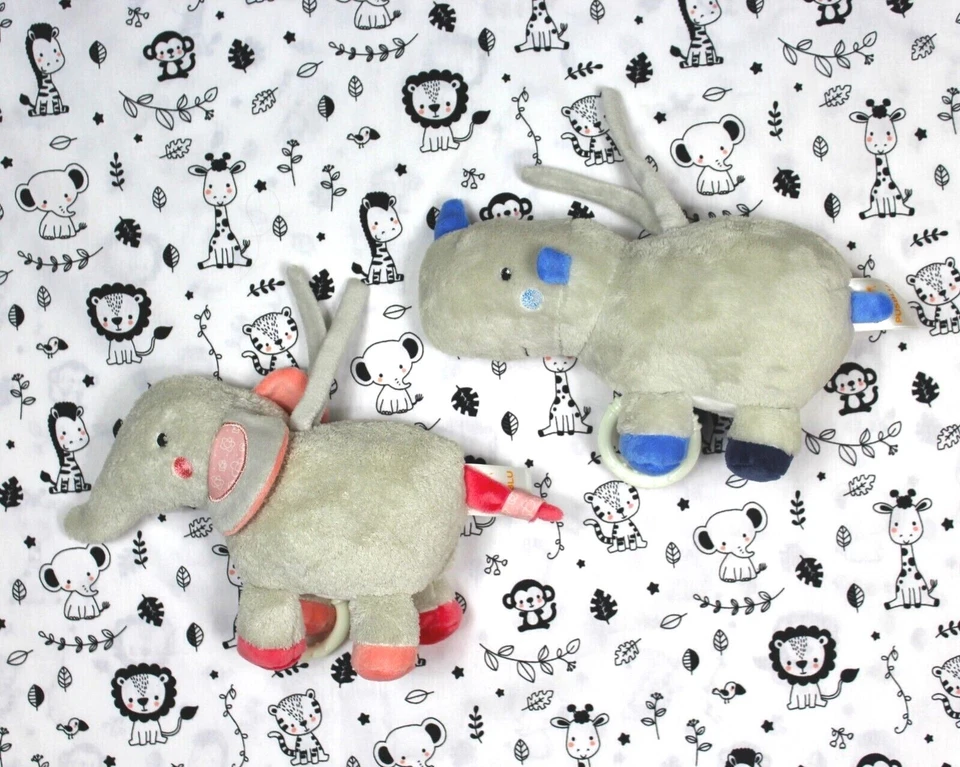 Neu PUSBLU / dm 1 x Baby Spieluhr ELEFANT / NASHORN