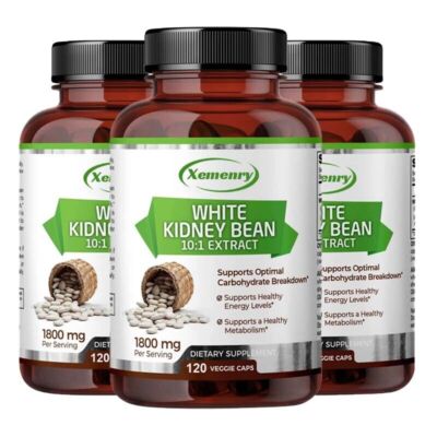 Weiße Kidneybohnen Extrakt - Fett- & Kohlenhydratblocker, Appetitzügler, Gewichtsverlust