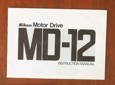 NIKON MOTOR DRIVE MD-12 INSTRUCTION BOOK/68961