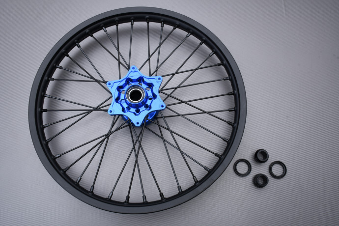 Roue avant enduro bleue 21" pour moto KTM SXF 350