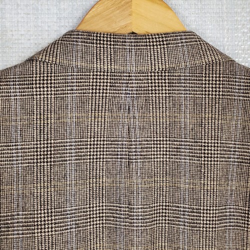 RALPH LAUREN Purple Label Sz 42L Mens Wool Cashmere Jacket Double Breasted Glen - Picture 8 of 22