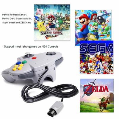 Classic 64 Wired USB Controller Joystick for N64 Game System N64 Console/ PC MAC