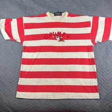 Vintage Disney Shirt Mens L / XL Originals Striped Grumpy Snow White Dwarf 90s