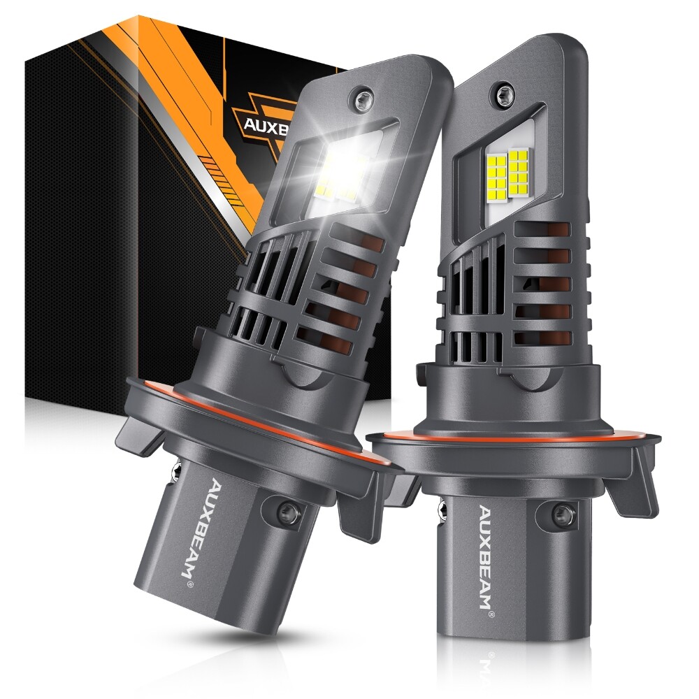AUXBEAM H13 9008 LED HeadLight Bulbs for Polaris Ranger RZR 570/800/900/1000 XP