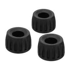 3Pcs Universal 17mm ID Rubber Tripod Feet Anti-Slip Tripod Replacement Black