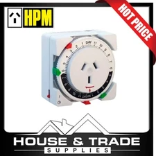 HPM 24 Hour Analogue Security Timer D819/2DP