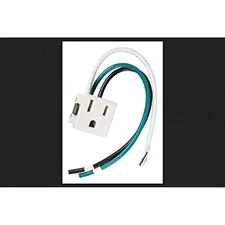 Outlet 3 Prong 3wire Wht