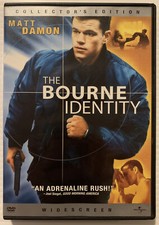 The Bourne Identity DVD, 2002, Collector's Edition, Widescreen Matt Damon