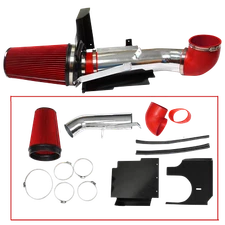 4" Cold Air Intake Kit Heat Shield for 1999-06 GMC Sierra 1500/2500/3500 RED