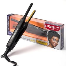 0.3 Inch Pencil Flat Iron with Ceramic Tourmaline, Hair Straightener for Thin...