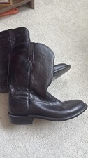 Lucchese maroon western cowboy boots CL6501C heritage men 9.5D made in USA