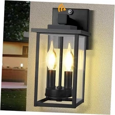 2-Light Dusk to Dawn Outdoor Wall Lights, 1PACK (2-Light Dusk to Dawn)