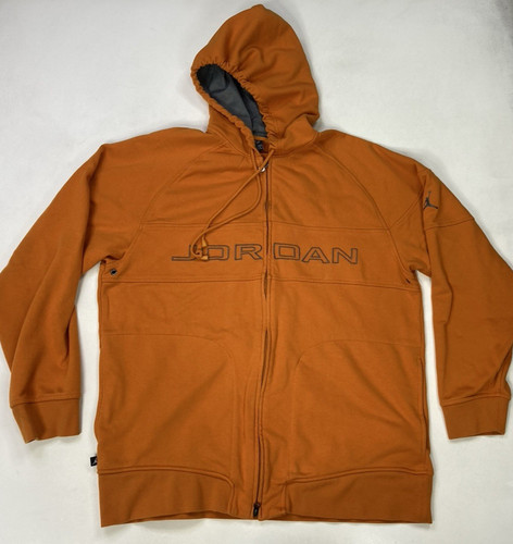 Air Jordan, VINTAGE Nike Air Jordan 20th Anniversary Full Zip Hoodie Men XXL Orange 2005