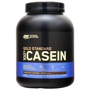 Optimum Nutrition 100% Gold Standard Casein Protein Chocolate Supreme 4 lbs