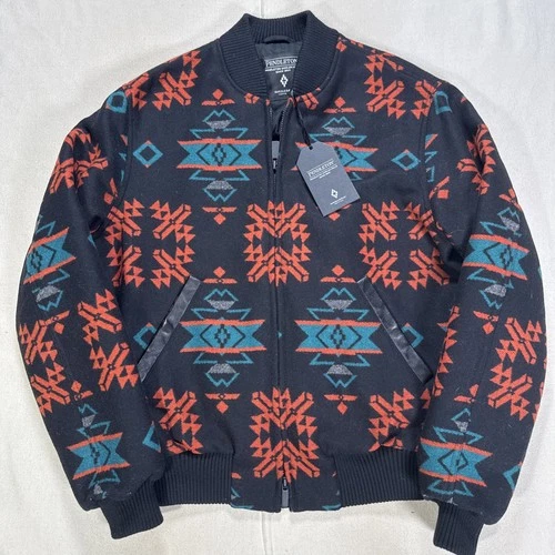 Marcelo Burlon x PENDLETON Wool Aztec Bomber NWT Sz XL Made In Italy image 2