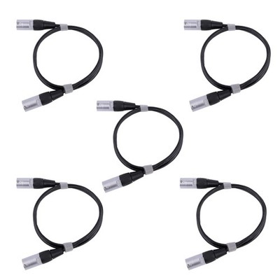 RJ45 CAT5E Ethercon Cable Both Ends with Ethernet Shielded Connectors (Black,...
