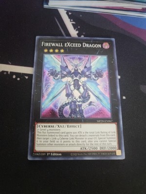 x1 Firewall eXceed Dragon - MP20-EN067 - Super Rare - 1st Edition Yu-Gi-Oh! M/NM