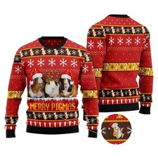Guinea Merry Pigmas Ugly Christmas Sweater