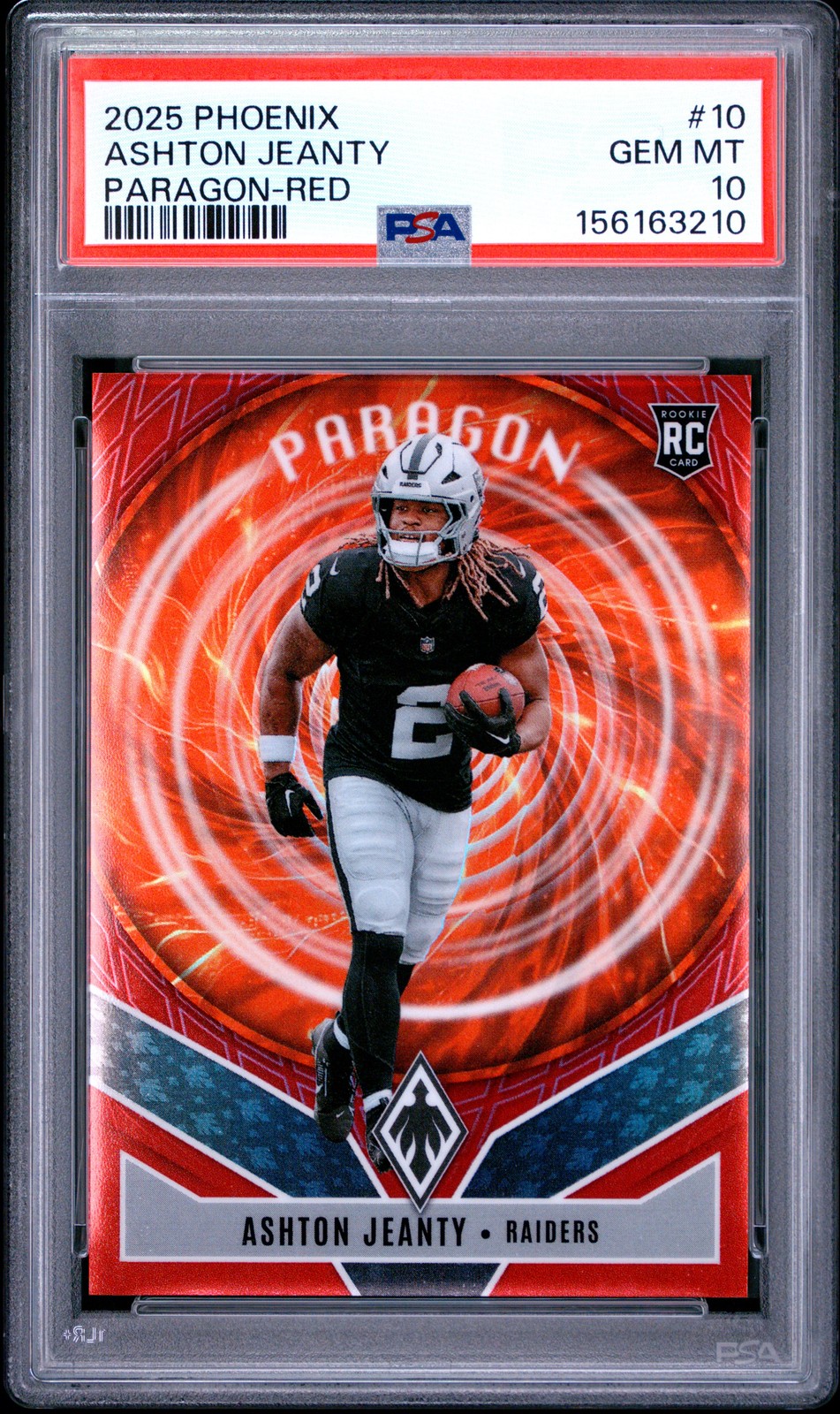 Ashton Jeanty Panini Phoenix Paragon #10 Red