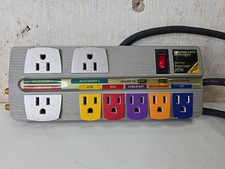 MONSTER Cable Power HT700 Home Theatre Power Center Surge Protector Pre-owned.