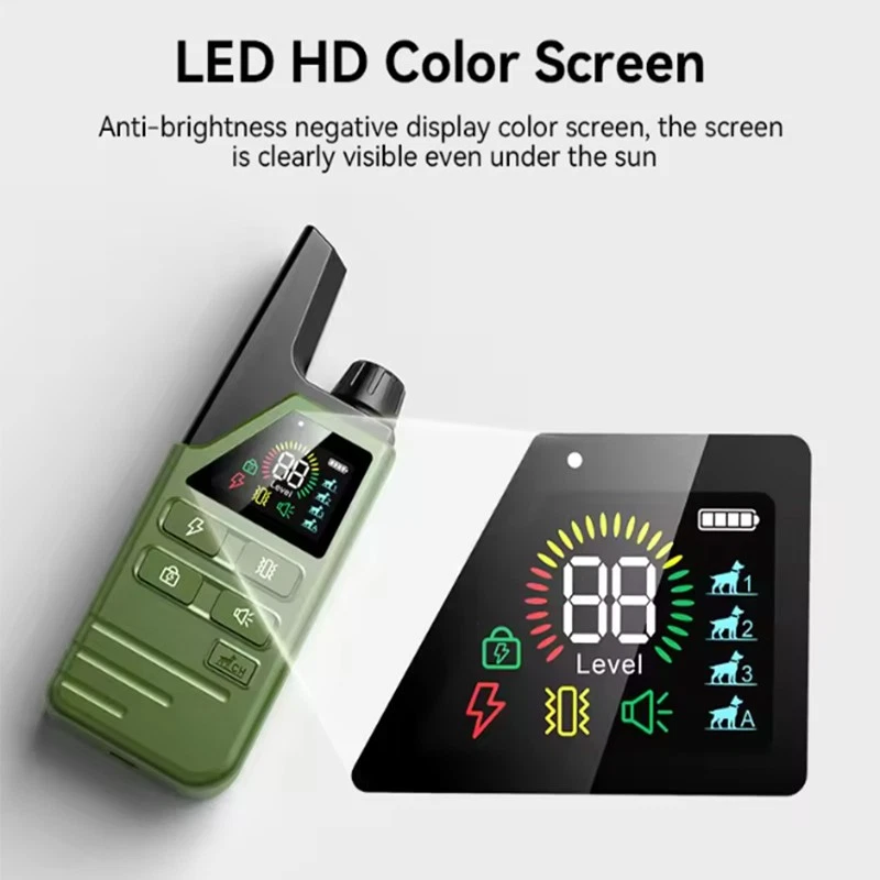 Collar de choque para perros y control remoto 4500 pies collar de entrenamiento para perros collar electrónico amortiguador para perro EE. UU. Foto 2 de 4