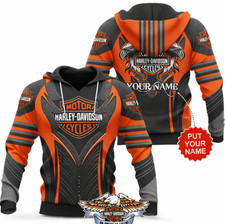 Personalized Harley Racing Davidson 3D Hoodie , Unisex Adults S-5XL