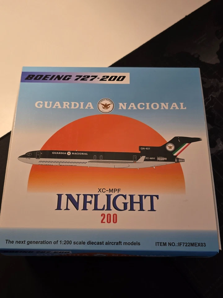 NEW INFLIGHT200 1/200 GUARDIA NACIONAL B727-200 # IF722MEX03 - Image 2 of 3