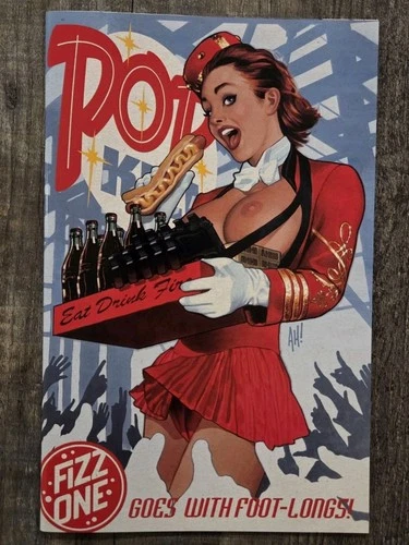 Pop Kill #3 Happy Comics Adam Hughes Topless Variant Only 300 copies w/COA 🍒🍑