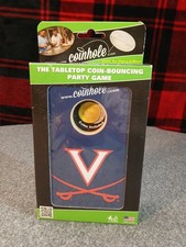 University Of Virginia Coinhole Tabletop Coin-bouncing Party Game Set *NIB