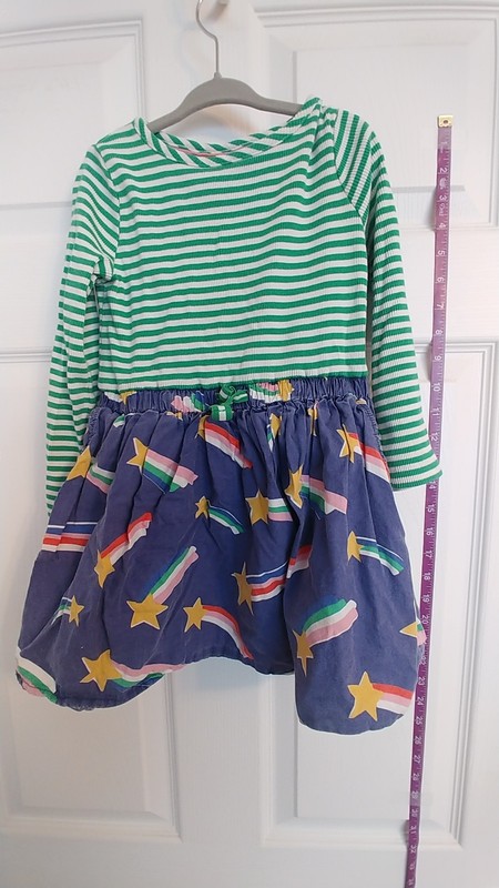 Mini Boden Girls Dress Cotton Blend Multicolored Size 4-5Y