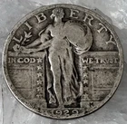 1929 Standing Liberty Quarter 25C Silver 0.900 Fine Philadelphia Mint Coin #2