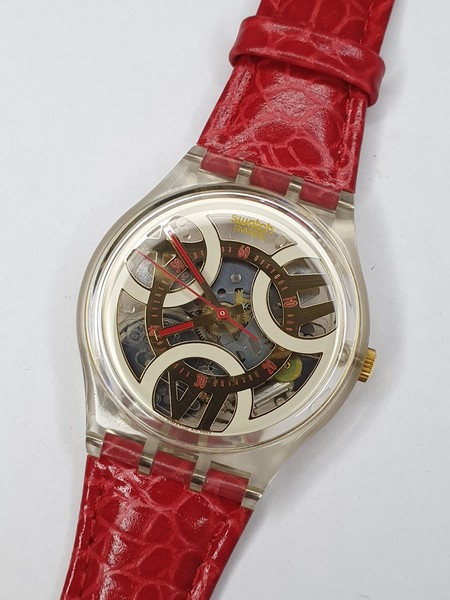 Swatch Feuer GK177 - funktioniert - 34mm