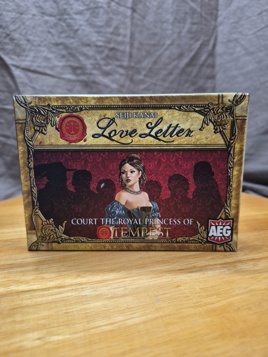Love Letter Court the Royal Princess of Tempest Card Game Complete