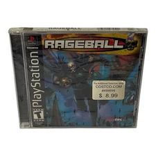 Rageball PlayStation, 2002 PS1 Black Label New Sealed Rare Game Rage Ball