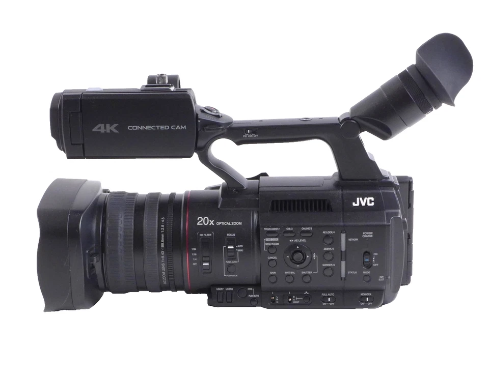JVC GY-HC500U 4K UHD Handheld Connected Camcorder HC500 - 44H - Image 4 of 4