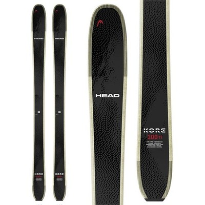 NEW! 2026 HEAD KORE 100Ti 177cm SKIS w/TYROLIA ATTACK 14GW RED BINDINGS