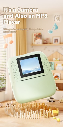 9IMOD 2.0IPS Instant Print Camera 10X Zoom 1080P Video Time Lapse with 32GB Card - Picture 12 of 24