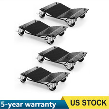 Set Of 4 Auto Wheel Dolly Car Tire Stake Moving Dolly 6000lbs Heavy-duty Cart Set Of 4 Auto Wheel Dolly Car Tire Stake Moving Dolly 6000lbs Heavy-duty Cart
