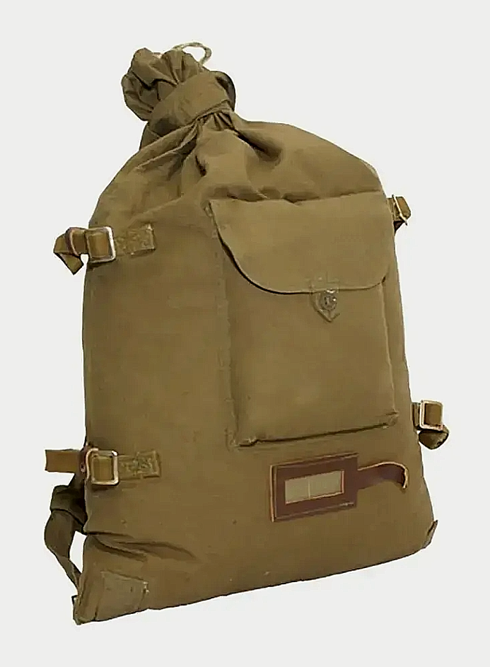 Soviet soldier backpack, army Veshmeshok USSR, Original Military