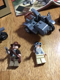 LEGO Indiana Jones: Last Crusade 7620 Motorcycle Chase Complete NO BOX