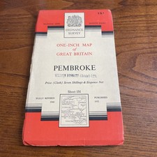 Pembroke Ordnance Survey Map Published 1952 sheet 151