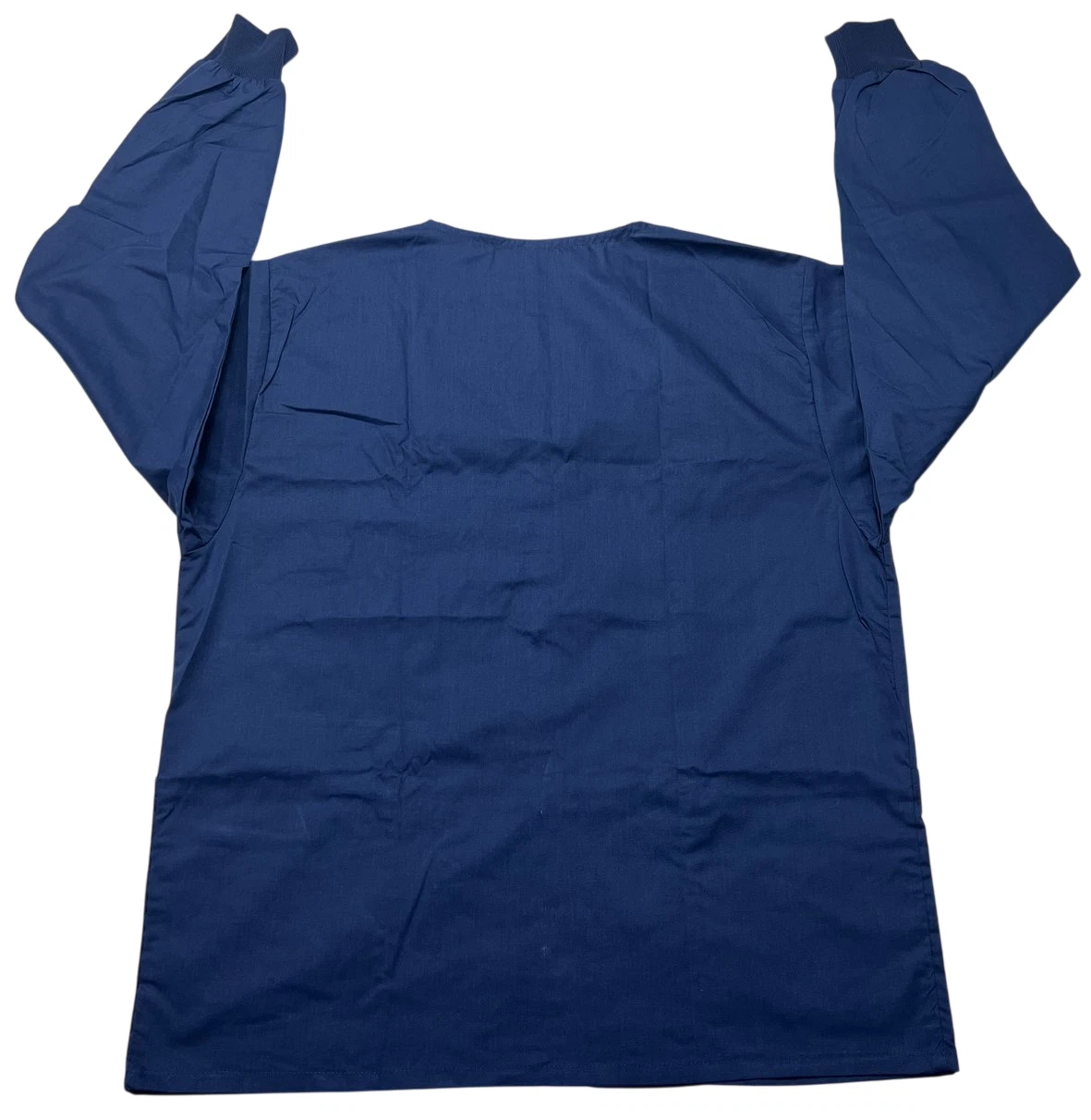 Scrub Jacket Unisex (L) Dark Royal Blue 2 Pocket Snaps Long Sleeves Medical NWOT - product detail image 2