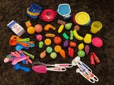 Lot Of Toy Play Food For Toy Kitchen Fake Food For Kids Playset VTG X