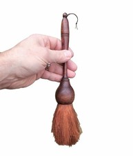 Antique Shaker Hat Brush Red Dyed Horsehair Primitive