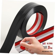 L-Shaped Corner Guards, Peel and Stick Molding Trim 16.4ft x 0.8in Matte Black
