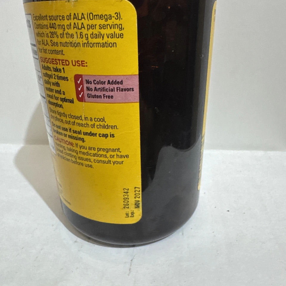 🌞 Nature Made Triple Omega 3-6-9 150 cápsulas blandas EXP 11/2027 Foto 3 de 4