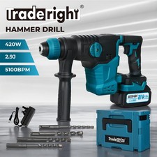 Traderight  21V Cordless Rotary Hammer Drill SDS Plus Concrete Impact Drill Tool
