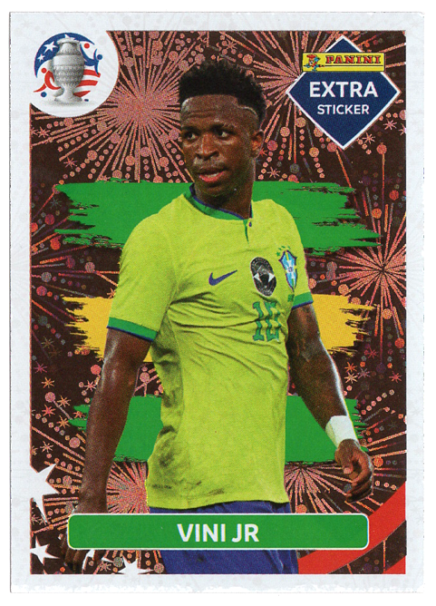 Vini Jr (Brasil) Panini Copa America USA 2024 - Extra Sticker